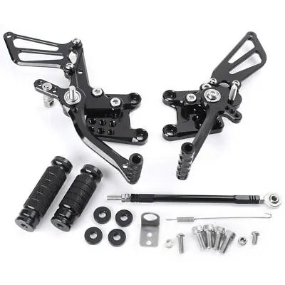 CNC Adjustable Rearset Foot Pegs Rear Set For Suzuki Gsxr 600 750 00-05 96-05 B • $99.53