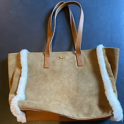 Ugg Chestnut Bag Suede Handbag 2017 Sheepskin Not Been Used • £37