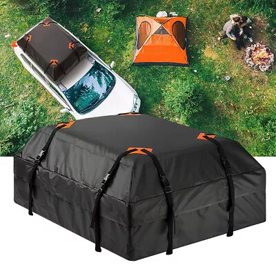 21Cu.Ft. Heavy Duty 600D Car Roof Top Cargo Bag Rack Carrier Travel Bag SUV • $59.55