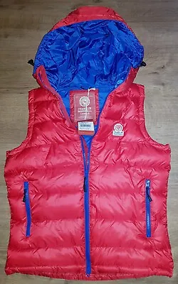 £71 • Buy Brand New Mens Authentic Franklin & Marshall  Campus Gilet Body Warmer Red/blue 