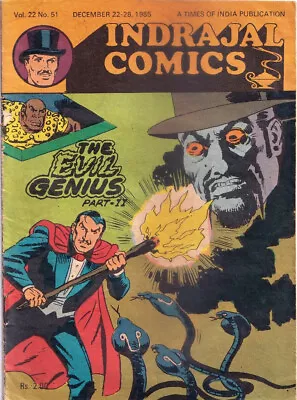 Mandrake English Indrajal Comics Vol.22/51 - The Evil Genius - 02 (1985) • $7