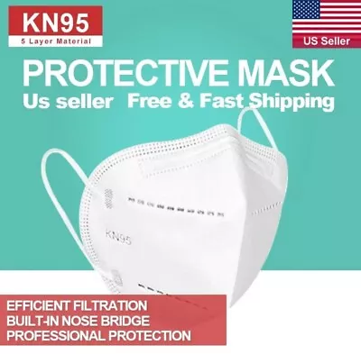 KN95 Protective 5 Layers Face Mask 50 PACK Disposable Respirator • $8.49