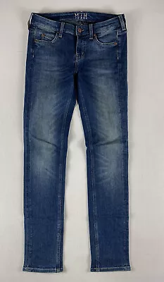 Mih Jeans The Breathless Jean Low Rise Skinny Leg Womens 26 Blue Jeans (28x29) • $6