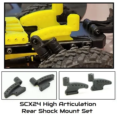 High Articulation Rear Shock Mount Tower Set For Axial SCX24 1/24 Micro Crawler • $7.95