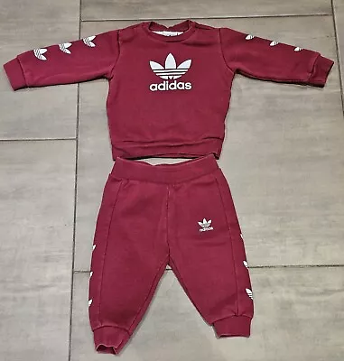 Baby Tracksuit 9-12 Months Adidas In Great Condition  • £14.99