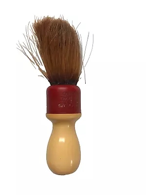 VINTAGE CELLULOID BARBER BRUSH With BADGER BRISTLES • $12