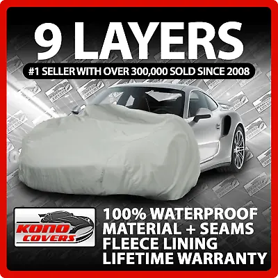 9 Layer Car Cover Indoor Outdoor Waterproof Breathable Layers Fleece Lining 6395 • $56.89