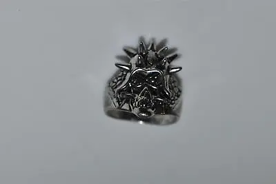 *fj* Biker Skull Spikes Vintage G&s Biker Ring  (bfc50) • $50