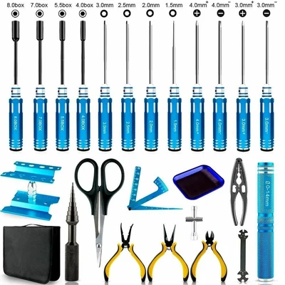 £32.44 • Buy RC Screwdriver Sets Tool Kits Hex Nut Driver Phillips Screwdriver Allen Wrench