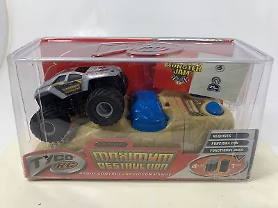 Monster Jam TYCO Remote Control Maximum Destruction Mini Truck Rare HTF CIB • $59.99