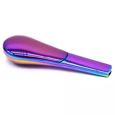 Rainbow Portable Spoon Smoking Pipe Magnetic Metal Tobacco Accessories Man Gift • $13.68