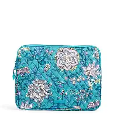 Vera Bradley Quilted Laptop Sleeve - Peacock Garden- 14  X 10.75  • $15.53