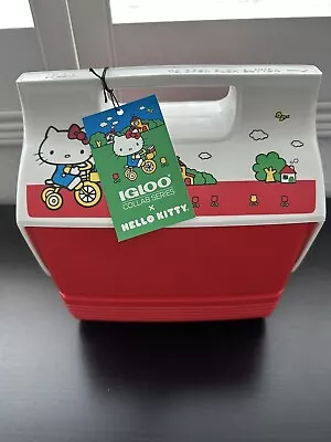 NWT Sanrio Hello Kitty Igloo Collab Playmate Mini Cooler Red New • $45