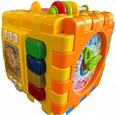 Baby Toddler Activity Cube Plastic With Shape Sorter • £7.99