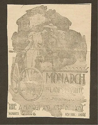 Vintage Ad Monarch Bicycles • $7.99