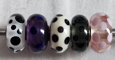 Authentic Trollbeads Lot Of 5 Dot Beads • $100