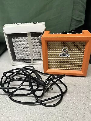 Orange Micro Crush Amplifier 3W Analogue Combo Amp W/ Box No Cord Guitar Cable • $50