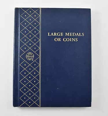 Used Whitman Large Medals Or Coins Empty Coin Album Book -10 *225 • $6