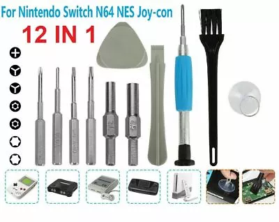 Para Nintendo Switch SNES N64 NES Wii Destornillador De Herramientas Reparación • $10.95