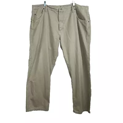 WRANGLER Rugged Wear Jeans Men's 42x30 Khaki Colored Straight • $11.69