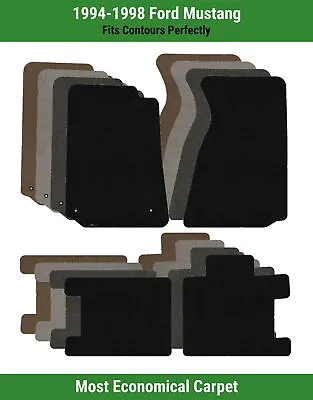 Lloyd Velourtex Front & Rear Row Carpet Mats For 1994-1998 Ford Mustang  • $135.99