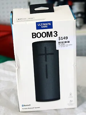 $149 • Buy Ultimate Ears BOOM 3 Portable Bluetooth Speaker (Night Black) - 984-00137