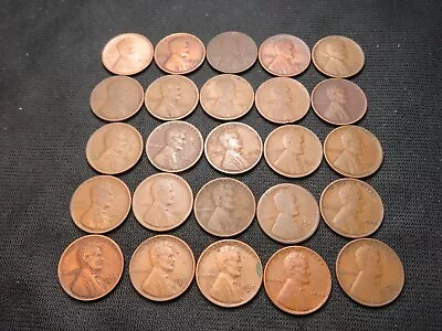 1/2 Roll W/ 1910 S 1911 D  1912 S 1913 S      Lincoln  Cents Culls Or Better • $16