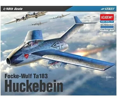 Academy 1/48 Focke-Wulf Ta183 Huckebein German Aircraft Plastic Model Kit #12327 • $30