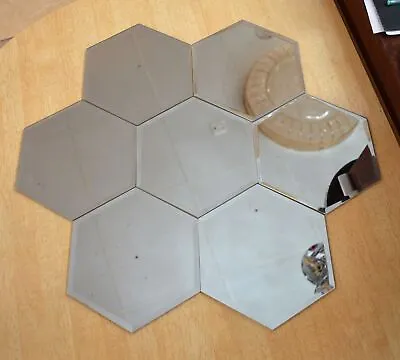 Mirrored Hexagonal Wall Tiles-200*200*4mm-25sheets-1m2 • £4.25