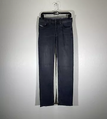 Diesel Jeans Straight Leg Larkee Gray Denim Regular Fit Stretch Mens 28x32 0687J • $26.21