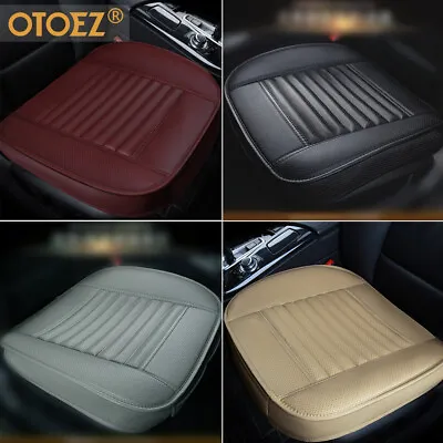 Luxury Leather Car Seat Cover Front Seat Bottom Universal Fit Sedan SUV Truck • $14.39