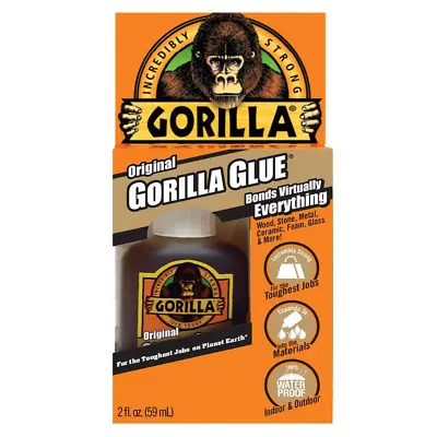 NEW Strong Gorilla Glue 2oz Plastic Glue Epoxy For Wood Stone Metal Ceramic • $8.90