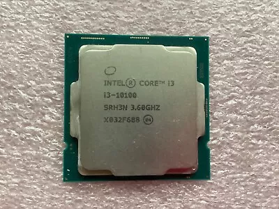 Intel Core I3-10100 3.60GHz LGA 1200 Quad Core Desktop CPU SRH3N • $65