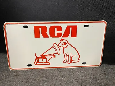 Vintage RCA  Nipper  License Plate • $19.99