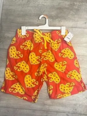 Bioworld Mens Pajama Pizza With Hearts Shorts • $13.99