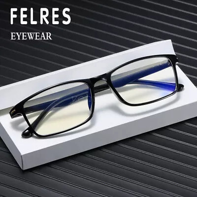2024 Square Photochromic Myopia Nearsighted Glasses Men Ultralight Sunglasses • $13.57