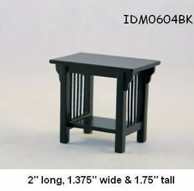 MISSION STYLE END TABLE 1:12 SCALE DOLLHOUSE MINIATURES Heirloom Collection  • $21.95