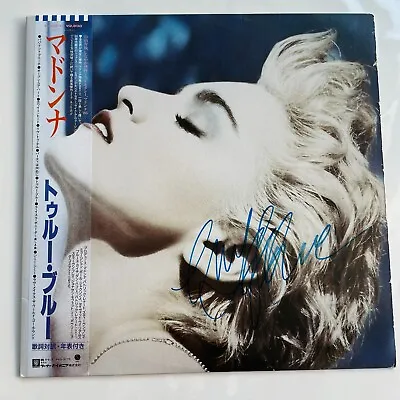 COA AUTOGRAPH Madonna P-13310 VINYL LP JAPAN OBI Signed • $130