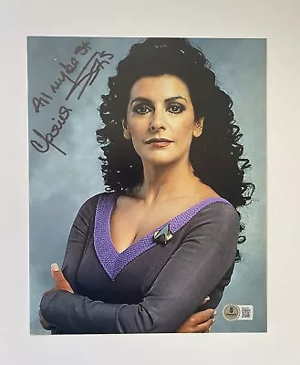 Marina Sirtis Signed 8x10 Photo Beckett Autograph Star Trek • $64.99