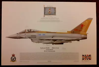 Typhoon Squadron Print - A3 **(SIGNED)** RAF Lossiemouth *****(NEW)***** • £61