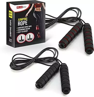 Jump Rope Tangle-free Speed Workout Equipment Jumping With Ball Bearings - F... • $10.53