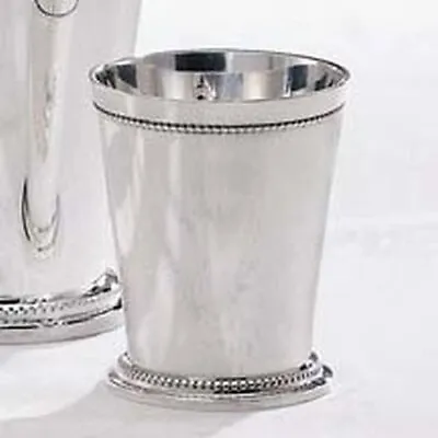 Beaded Silver Mint Julep Cup • $32.82