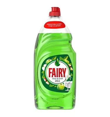 Fairy Clean & Fresh Washing Up Liquid Apple & Rhubarb 1015 Ml • £7.99