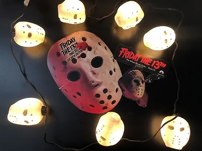 FRIDAY THE 13th Jason Voorhees Vintage VHS Video Store Display Set • $165