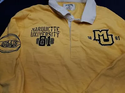Marquette University Mens Rugby Shirt  Large • $17.99