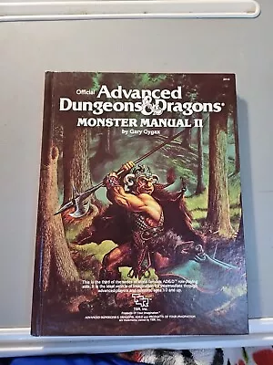 TSR Advanced Dungeons & Dragons Monster Manual 2 II Gary Gygax #2016 • $15