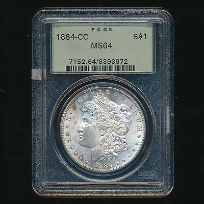 1884-cc Morgan Silver Dollar $1 Ogh ~ Pcgs Ms64 ~ Ships Free! Inv:4 • $394.95