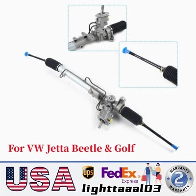 $140 • Buy For VW Jetta Beetle & Golf Complete Power Steering Rack And Pinion Assembly