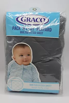 Graco Pack 'n Play Quilted Playard Sheet Stone Gray • $19.99