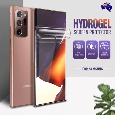 $3.95 • Buy Hydrogel Screen Protector Samsung Galaxy S20 S10 Ultra Plus Note 20 9 10 S9 S8